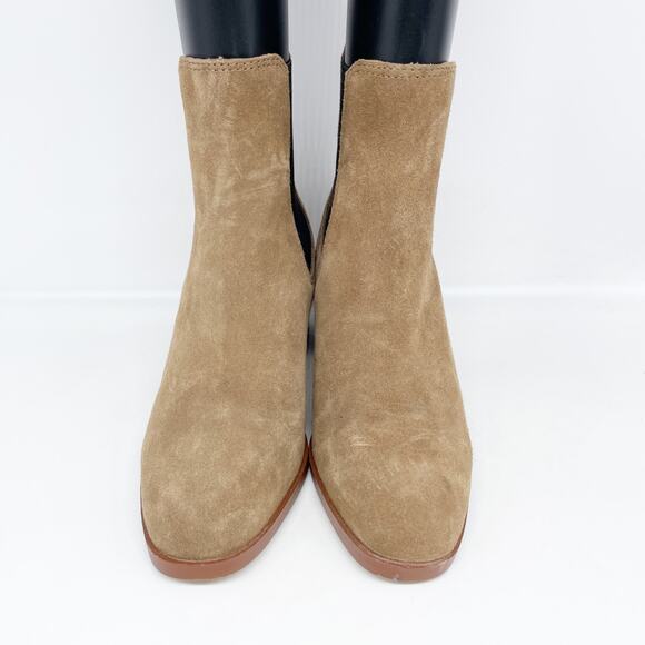 Steve Madden Women's Rhiannon Chelsea Boot Brown Suede Size 7M - Picture 2 of 14